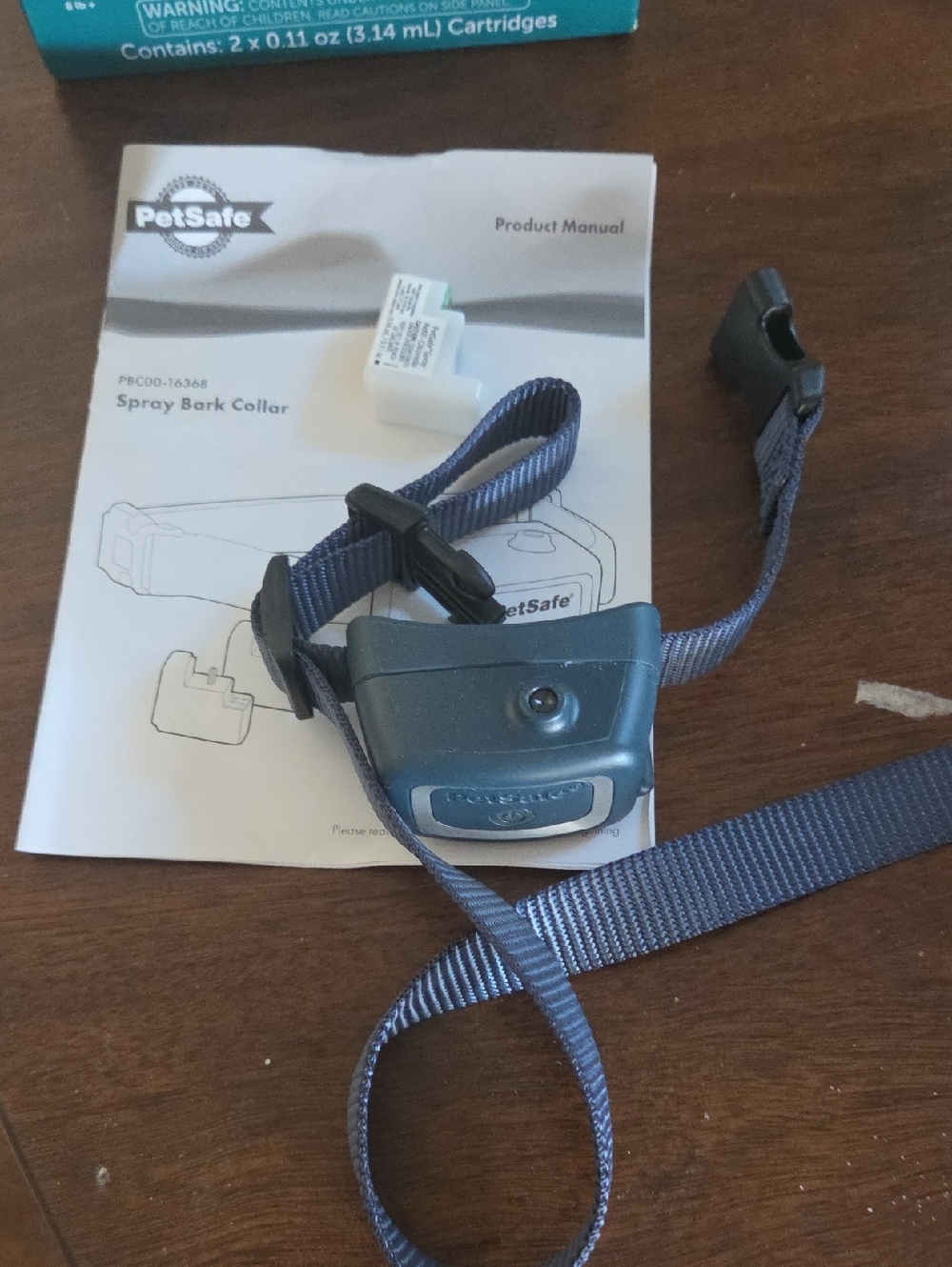 PetSafe Navy Blue Spray Bark Training Collar with Adjustable Strap